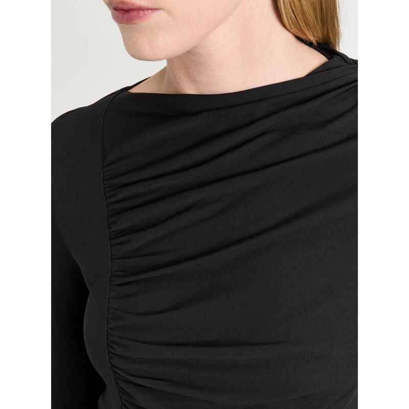 Veronika Maine Plain Drapey Jersey Crepe Top image number 2